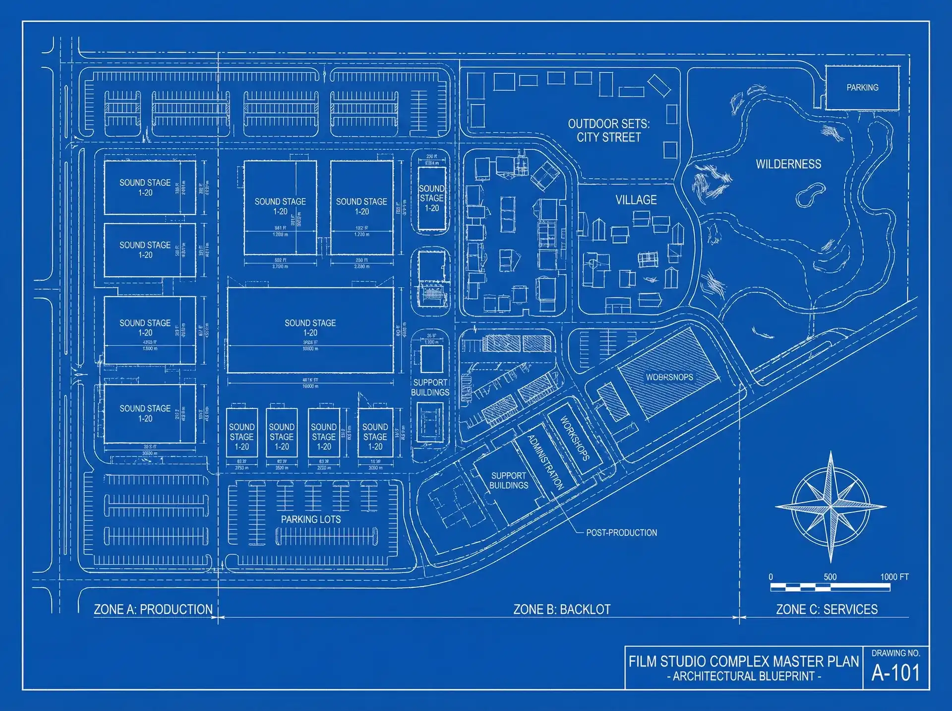探花视频 明星基地 - 东方影都综合体总平面图